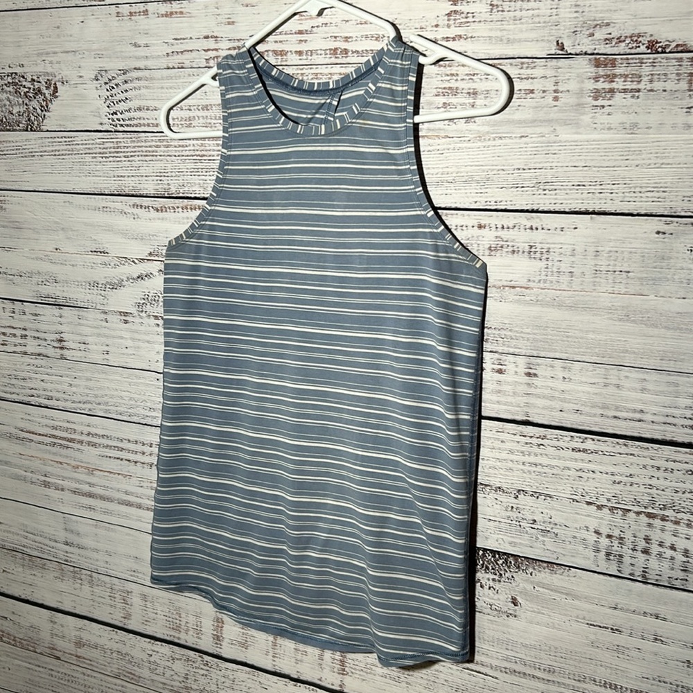 Lululemon All Tied Up Tank
Cut Back Stripe Tempest Blue White 6 - Picture 7 of 16